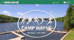 Desktop Screenshot of campwayne.com